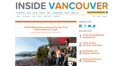 Desktop Screenshot of insidevancouver.ca